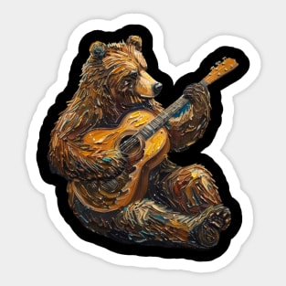 Grizzly Bear Awesome Abilities Sticker